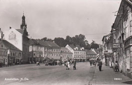 Amstetten. Hauptplatz, 1955