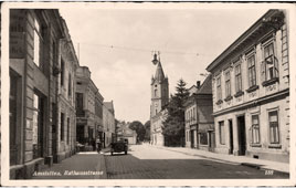 Amstetten. Rathausstraße, um 1930er Jahre
