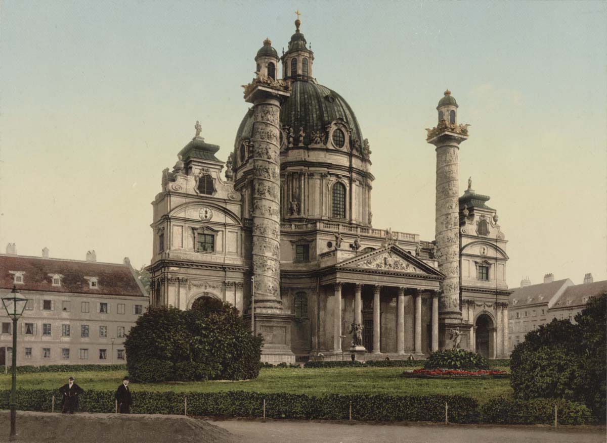 Vienna. Karl Church (Karlskirche), between 1890 and 1900