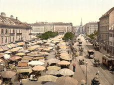 Vienna. Nasch Market, between 1890 and 1900