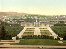 Vienna. Schoenbrunn (Schönbrunn) Castle, between 1890 and 1900