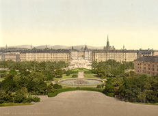 Vienna. Schwarzenberg Place, between 1890 and 1900