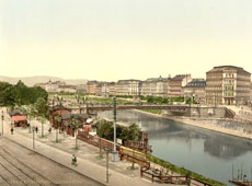 Vienna. Stephany (Stephanie) Bridge, between 1890 and 1900