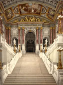 Vienna. The Opera House, interior, between 1890 and 1900